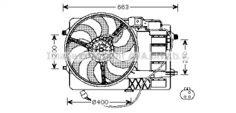 Вентилятор AVA QUALITY COOLING для MINI MINI Кабриолет (R52) Cooper