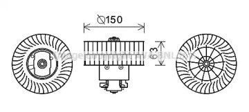 Отопление и вентиляция AVA QUALITY COOLING для BMW 3 Compact (E36) 318 ti