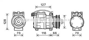 Компрессор/детали AVA QUALITY COOLING для BMW 3 Compact (E36) 318 tds