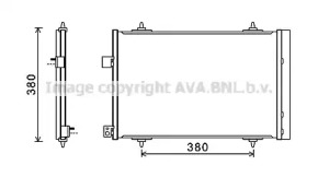 Кондиционер AVA QUALITY COOLING для PEUGEOT 508 SW 2.0 BlueHDi 150
