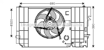 Система охлаждения AVA QUALITY COOLING для PEUGEOT 306 Кабриолет (7D, N3, N5) 1.8 16V