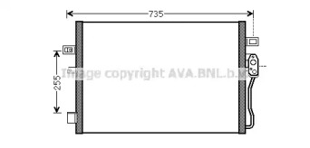 Конденсатор AVA QUALITY COOLING для DODGE JOURNEY 2.4 ECO+