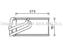 Отопление и вентиляция AVA QUALITY COOLING для JEEP COMPASS (MK49) 2.0