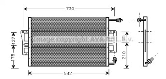 Кондиционер AVA QUALITY COOLING для CHEVROLET CORSICA (1_69) 3.1
