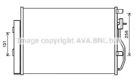 Кондиционер AVA QUALITY COOLING для CHEVROLET AVEO седан (T300) 1.2