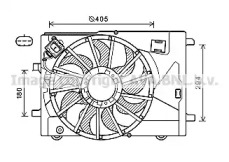 Система охлаждения AVA QUALITY COOLING для CHEVROLET AVEO седан (T300) 1.6