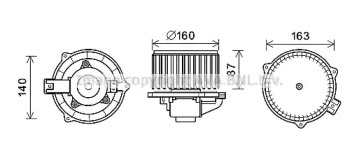 Отопление и вентиляция AVA QUALITY COOLING для CHEVROLET REZZO 1.6