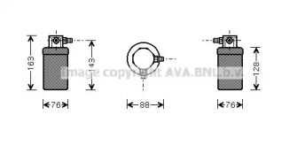 Кондиционер AVA QUALITY COOLING для CHEVROLET BERETTA купе (1_37) 3.1 V6
