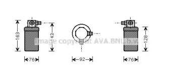 Кондиционер AVA QUALITY COOLING для CHEVROLET CORSICA (1_69) 3.1