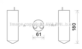 Кондиционер AVA QUALITY COOLING для CHEVROLET EPICA (KL1_) 2.5