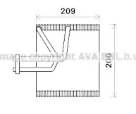 Кондиционер AVA QUALITY COOLING для CHEVROLET LACETTI универсал (J200) 2.0 D