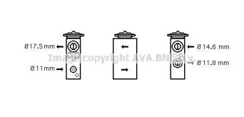 Кондиционер AVA QUALITY COOLING для NISSAN MICRA III (K12) 1.4 16V