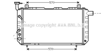 Водяной / масляный радиатор AVA QUALITY COOLING для NISSAN STANZA (T11) 1.8 SGL