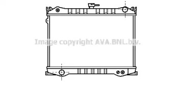 Водяной радиатор AVA QUALITY COOLING для NISSAN BLUEBIRD (U11) 2.0 i