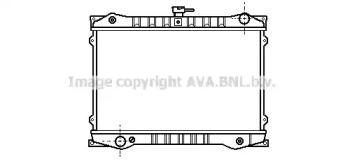 Водяной / масляный радиатор AVA QUALITY COOLING для NISSAN BLUEBIRD Station Wagon (WU11) 2.0 D