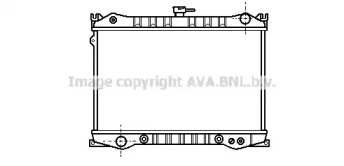 Водяной радиатор AVA QUALITY COOLING для NISSAN BLUEBIRD (U11) 2.0 i