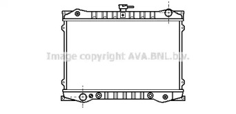Водяной / масляный радиатор AVA QUALITY COOLING для NISSAN BLUEBIRD Station Wagon (WU11) 2.0 D