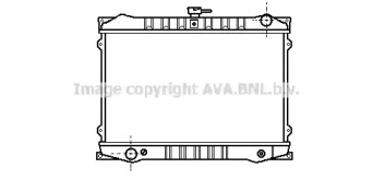 Водяной радиатор AVA QUALITY COOLING для NISSAN BLUEBIRD (U11) 2.0 i