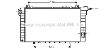 Водяной / масляный радиатор AVA QUALITY COOLING для NISSAN PATROL III/2 Station Wagon (W260) 2.8 TD