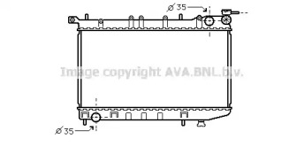 Водяной радиатор AVA QUALITY COOLING для NISSAN ALMERA I (N15) 1.6 SLX