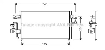 Кондиционер AVA QUALITY COOLING для NISSAN SUNNY III Liftback (N14) 2.0 D