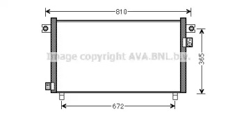 Кондиционер AVA QUALITY COOLING для NISSAN PATROL GR V Wagon (Y61) 2.8 TDiC (Y61)