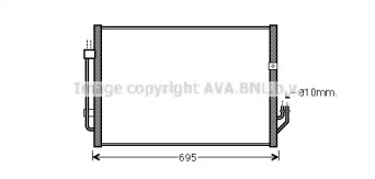 Кондиционер AVA QUALITY COOLING для NISSAN MURANO II (Z51) 3.5 4x4