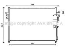 Кондиционер AVA QUALITY COOLING для NISSAN NP300 NAVARA (D40) 3.0 dCi 4WD