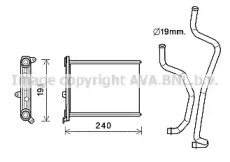 Отопление и вентиляция AVA QUALITY COOLING для NISSAN LEAF (ZE0) Electric