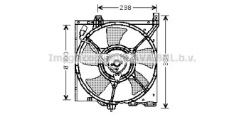 Система охлаждения AVA QUALITY COOLING для NISSAN SUNNY III Liftback (N14) 2.0 i 16V