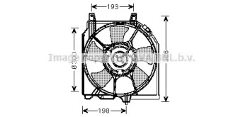 Система охлаждения AVA QUALITY COOLING для NISSAN SUNNY III Liftback (N14) 1.4 i