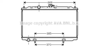 Водяной / масляный радиатор AVA QUALITY COOLING для NISSAN PRIMERA Hatchback (P12) 1.6