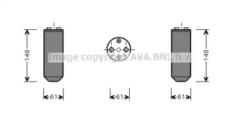 Кондиционер AVA QUALITY COOLING для NISSAN SUNNY III Liftback (N14) 2.0 D