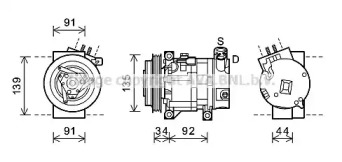 Кондиционер AVA QUALITY COOLING для NISSAN 350 Z купе (Z33) 3.5