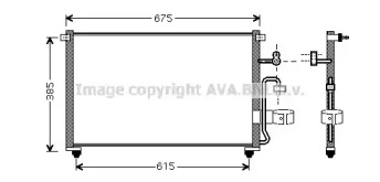 Кондиционер AVA QUALITY COOLING для CHEVROLET EPICA (KL1_) 2.0