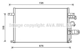 Кондиционер AVA QUALITY COOLING для CHEVROLET EPICA (KL1_) 2.5