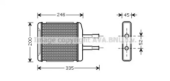Отопление и вентиляция AVA QUALITY COOLING для CHEVROLET EPICA (KL1_) 2.0 D