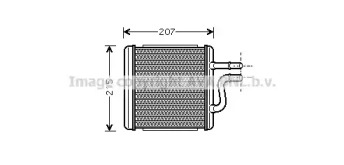 Отопление и вентиляция AVA QUALITY COOLING для CHEVROLET REZZO 1.6