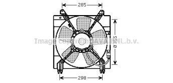 Система охлаждения AVA QUALITY COOLING для CHEVROLET NUBIRA седан 1.8
