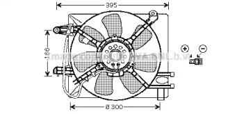 Система воздушного охлаждения AVA QUALITY COOLING для CHEVROLET MATIZ (M200, M250) 1.0