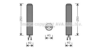 Кондиционер AVA QUALITY COOLING для KIA RIO универсал (DC) 1.3