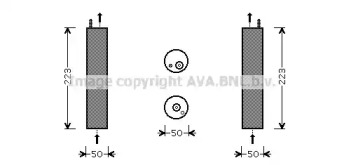 Кондиционер AVA QUALITY COOLING для CHEVROLET NUBIRA седан 2.0 D