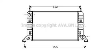 Водяной / масляный радиатор AVA QUALITY COOLING для FORD ESCORT IV Turnier (AWF, AVF) 1.6 D