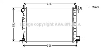 Водяной радиатор AVA QUALITY COOLING для MAZDA 121 III (JASM, JBSM) 1.8 D
