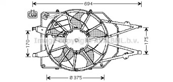 Система охлаждения AVA QUALITY COOLING для FORD FOCUS седан (DFW) 1.8 16V