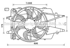 Система охлаждения AVA QUALITY COOLING для FORD FOCUS седан (DFW) 1.8 16V