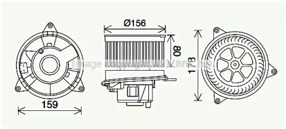 Отопление и вентиляция AVA QUALITY COOLING для FORD FOCUS седан (DFW) 1.8 16V