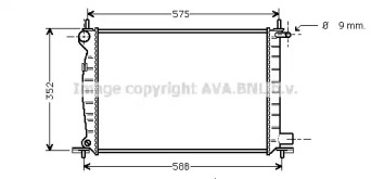 Водяной радиатор AVA QUALITY COOLING для MAZDA 121 III (JASM, JBSM) 1.8 D
