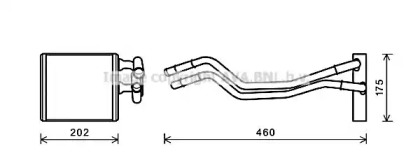 Отопление и вентиляция AVA QUALITY COOLING для FORD FIESTA VI 1.5 TDCi
