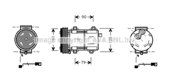 Кондиционер AVA QUALITY COOLING для FORD TRANSIT Фургон (E_ _) 2.0 i (EAL, EAS)